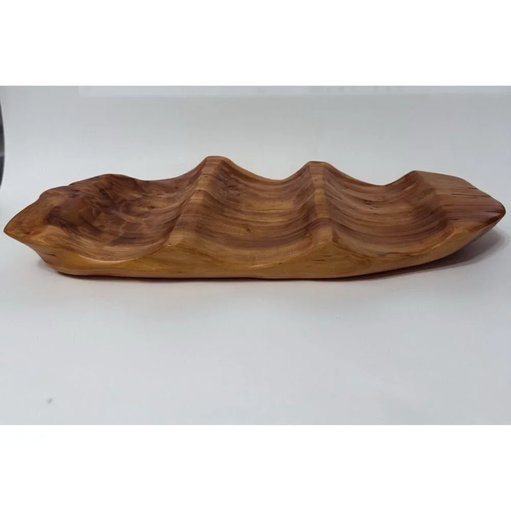 Enrico Burl Wood Wine Cradle Bottle Holder 14.5